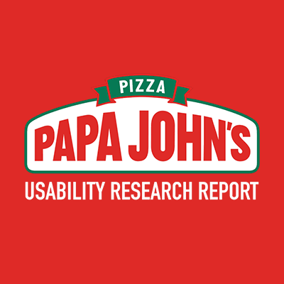 Papa John's Usability Research Report