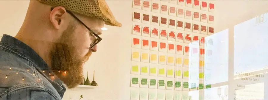 Chad at Letterpress Workshop